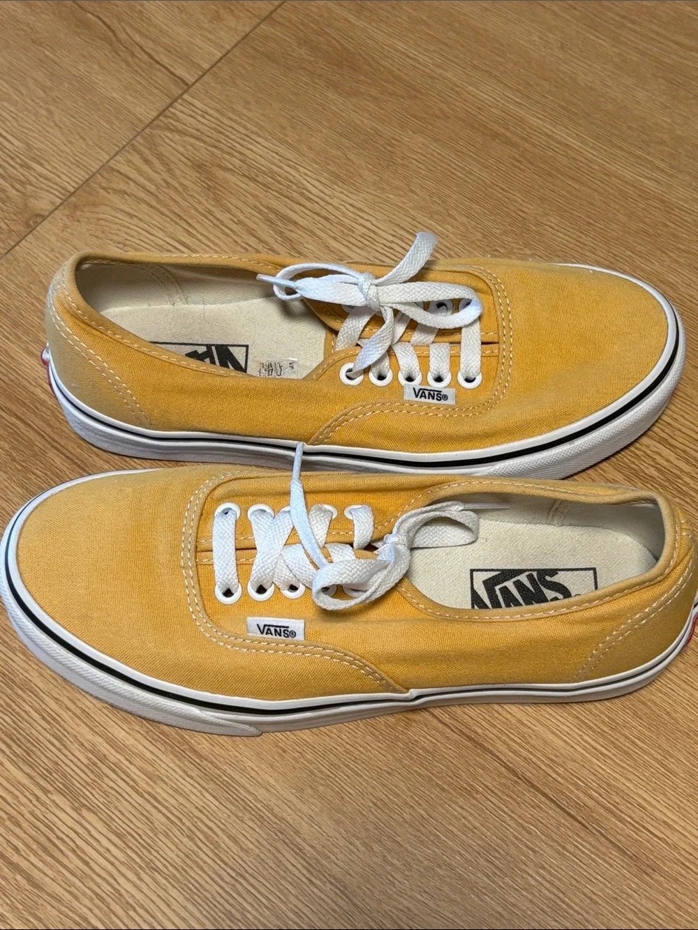Vans Women’s Low-Top Canvas Sneakers in Yellow